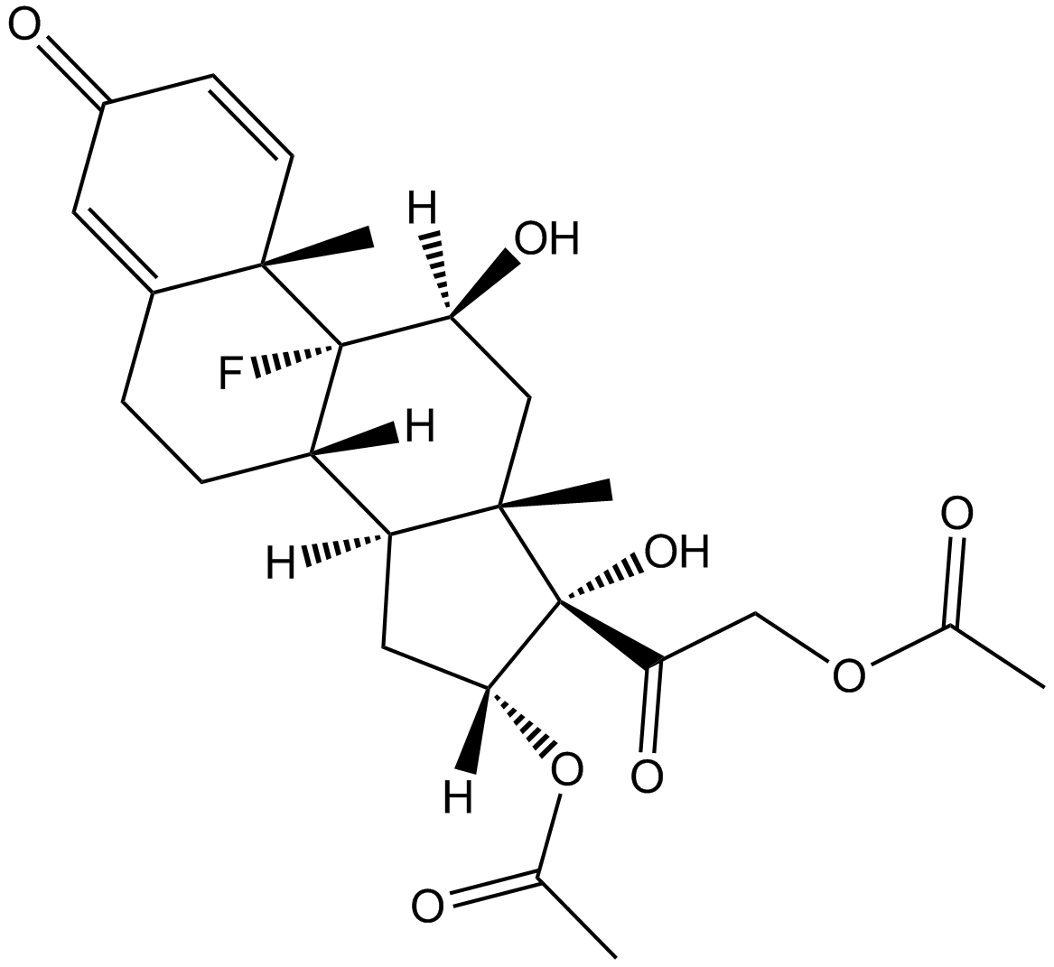 Triamcinolone Diacetate Chemische Struktur