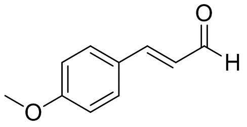 trans-4-Methoxycinnamaldehyde 化学構造