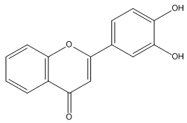 3,4-Dihydroxyflavone Chemische Struktur