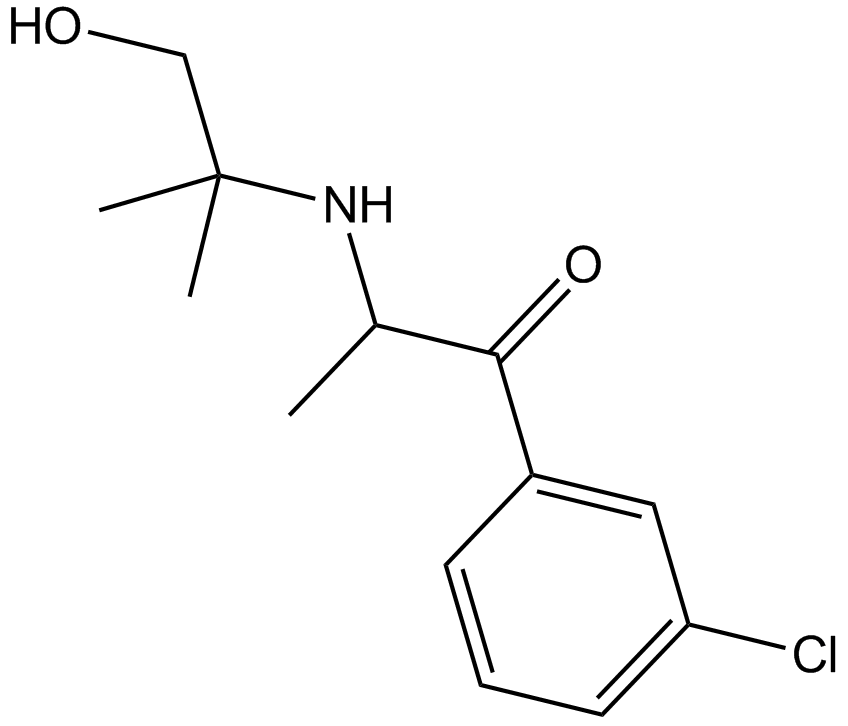 Hydroxybupropion التركيب الكيميائي