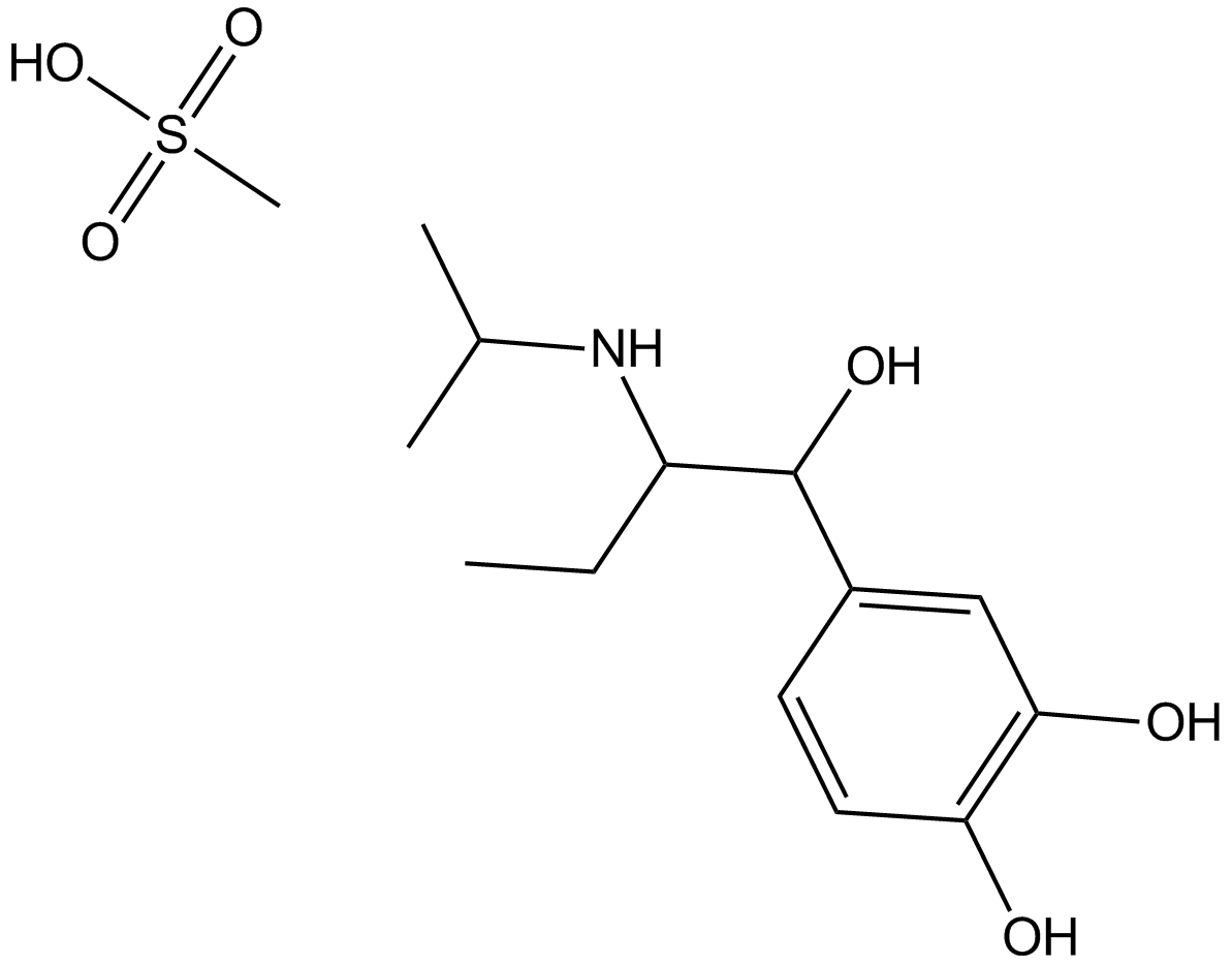 Isoetharine mesylate التركيب الكيميائي