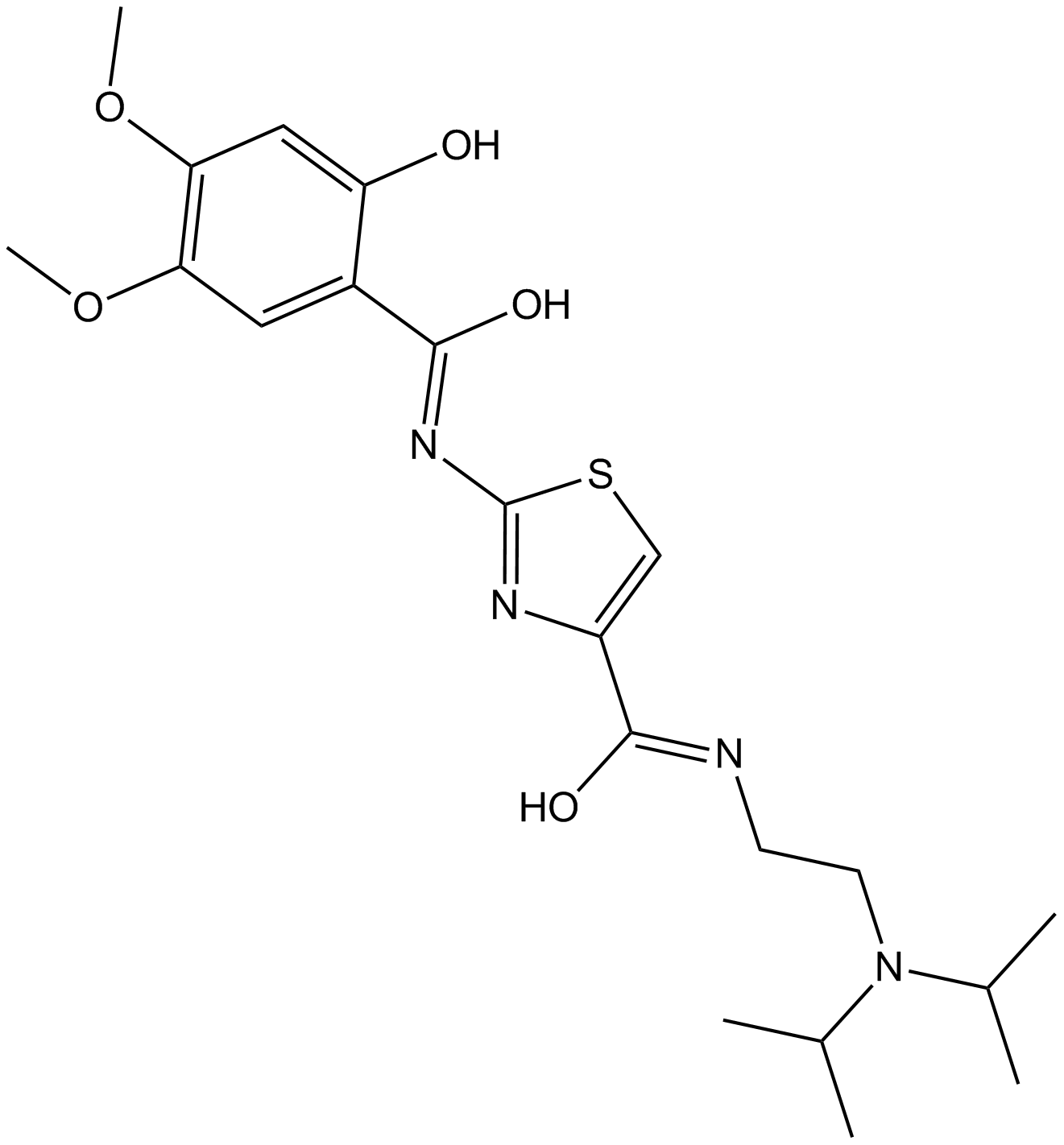 Acotiamide Chemische Struktur