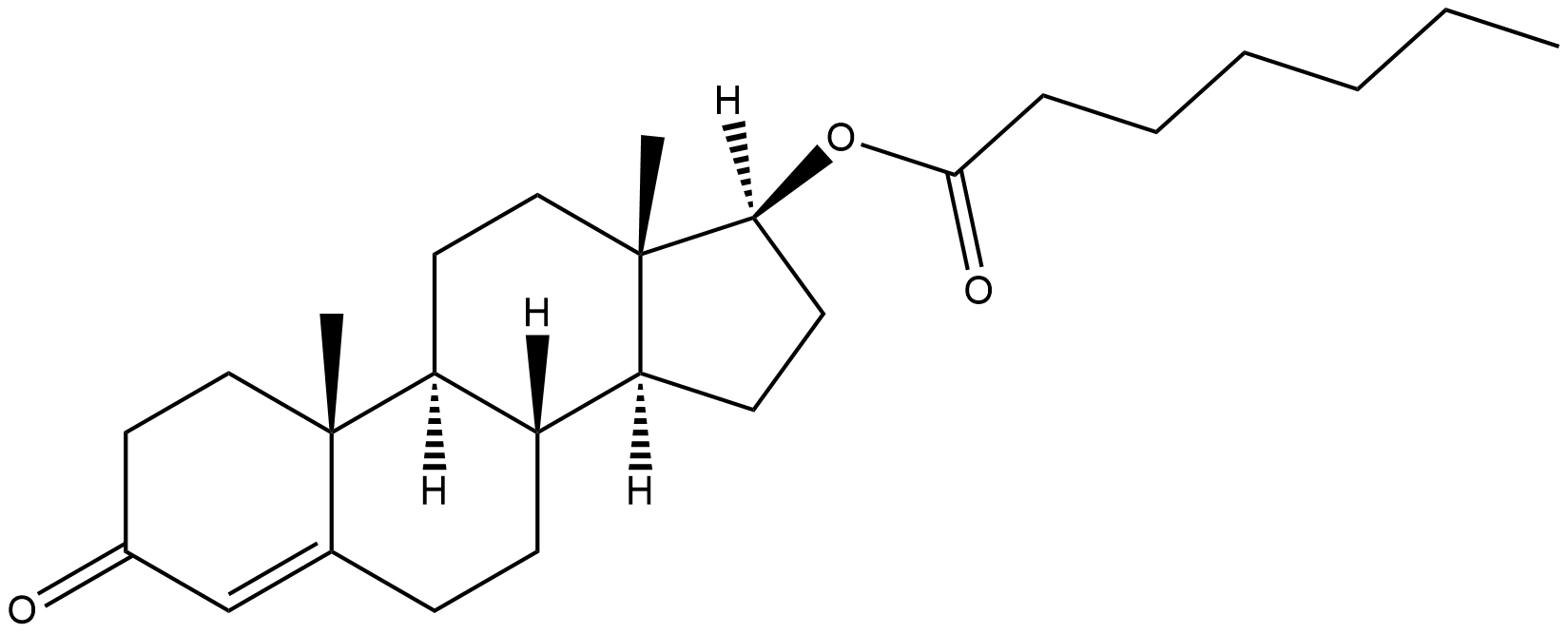 Testosterone enanthate التركيب الكيميائي