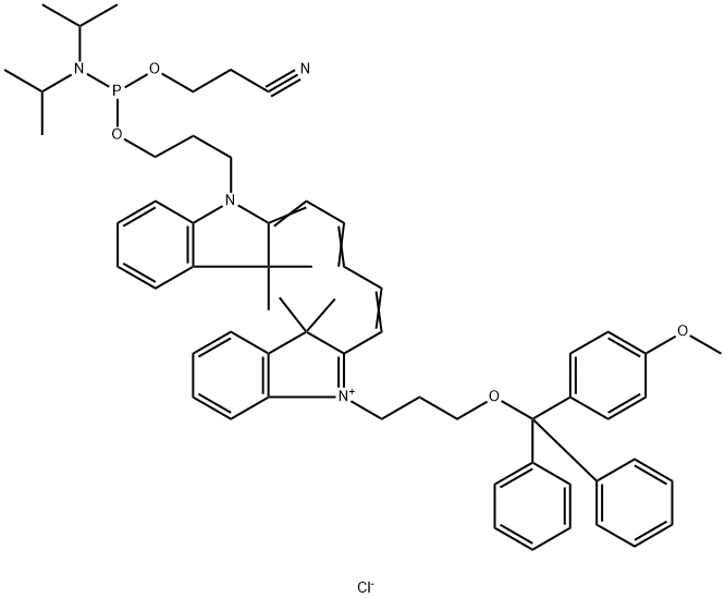 Cy5-Phosphoramidite التركيب الكيميائي