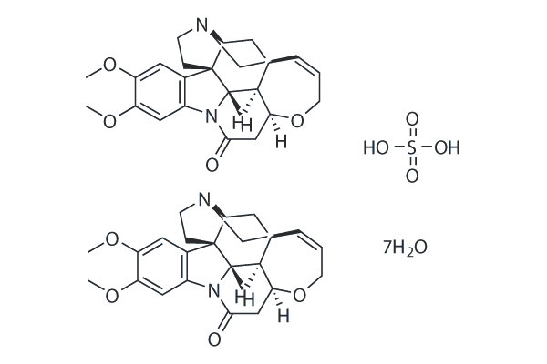 Brucine sulfate heptahydrate  Chemical Structure