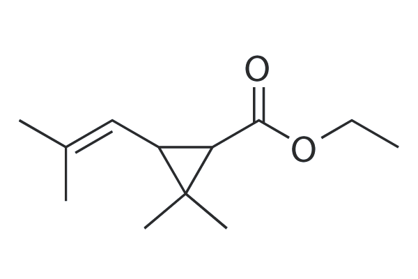 Ethyl chrysanthemumate 化学構造