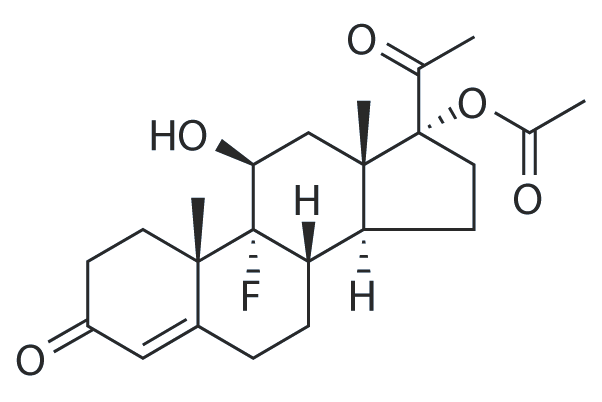 Flugestone 17-acetate Chemical Structure