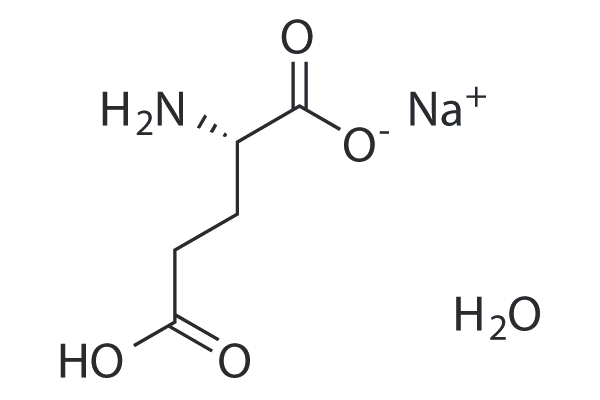 L(+)-Monosodium glutamate monohydrate 化学構造