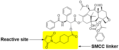 Paclitaxel-SMCC 化学構造