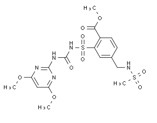 Mesosulfuron-Methyl  Chemical Structure