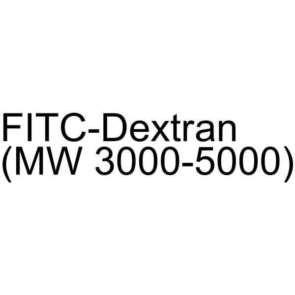 FITC-Dextran (MW 3000-5000) 化学構造