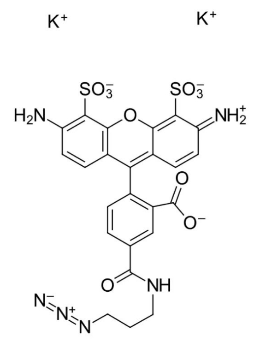 AF 488 azide Chemical Structure