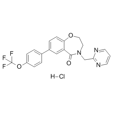 Eleclazine hydrochloride (GS 6615 hydrochloride) التركيب الكيميائي