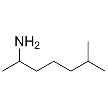 Octodrine (2-Amino-6-methylheptane) Chemische Struktur