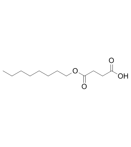 Monooctyl succinate Chemische Struktur