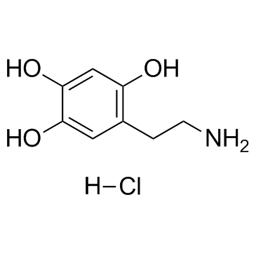 Oxidopamine hydrochloride (6-Hydroxydopamine hydrochloride)  Chemical Structure