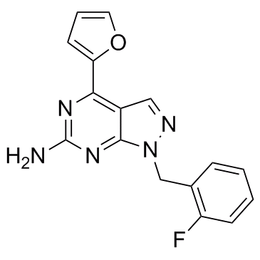 A2A receptor antagonist 1 化学構造