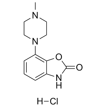 Pardoprunox hydrochloride (SLV-308 hydrochloride) Chemical Structure