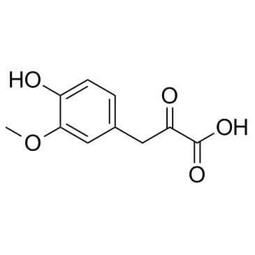 Vanilpyruvic acid (Vanylpyruvic acid) Chemical Structure