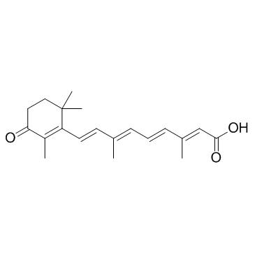 all-trans-4-Oxoretinoic acid (all-trans 4-Keto Retinoic Acid)  Chemical Structure