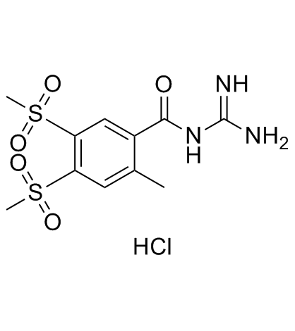 Rimeporide hydrochloride (EMD-87580 hydrochloride) 化学構造