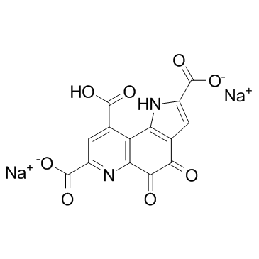 Methoxatin disodium salt (Pyrroloquinolinequinone disodium salt) 化学構造