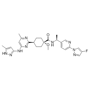 Pralsetinib (Blu667) التركيب الكيميائي