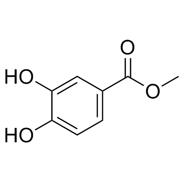 Methyl 3,4-dihydroxybenzoate (Protocatechuic acid methyl ester) Chemical Structure