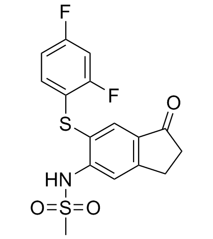 Thioflosulide (L-745337) Chemische Struktur