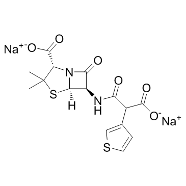 Ticarcillin disodium (Ticarcillin disodium salt) التركيب الكيميائي