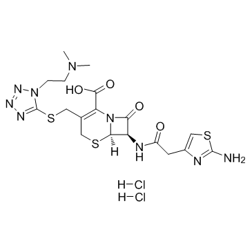 Cefotiam hydrochloride (SCE-963 hydrochloride)  Chemical Structure