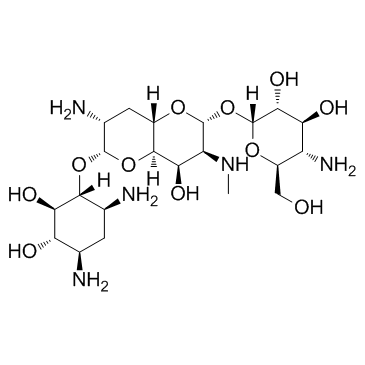 Apramycin (Nebramycin II) 化学構造
