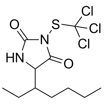 Chlordantoin (Clodantoin) Chemische Struktur