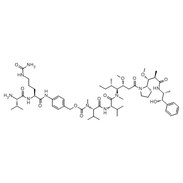 Val-Cit-PAB-MMAE  Chemical Structure