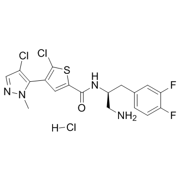 GSK2110183 hydrochloride 化学構造