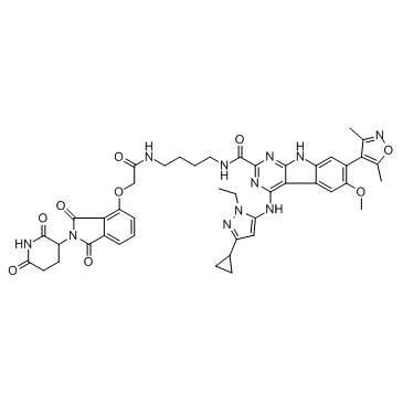 PROTAC BET Degrader-1 Chemical Structure