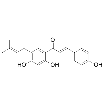 Bavachalcone (Broussochalcone B)  Chemical Structure