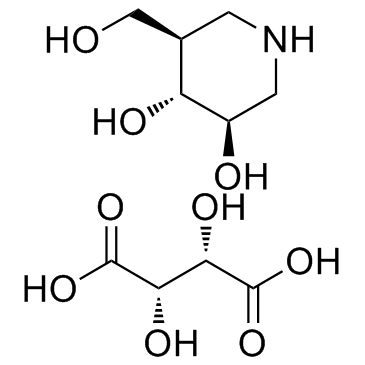 Afegostat D-Tartrate (D-Isofagomine (D-Tartrate)) Chemical Structure