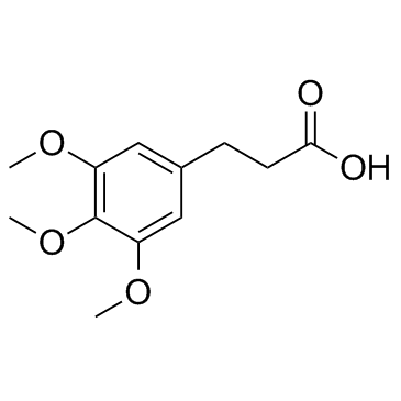 3-(3,4,5-Trimethoxyphenyl)propanoic acid Chemische Struktur