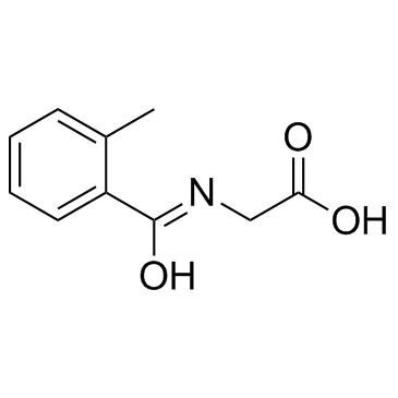 2-(2-Methylbenzamido)acetic acid Chemical Structure