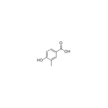 4-Hydroxy-3-methylbenzoic acid  Chemical Structure