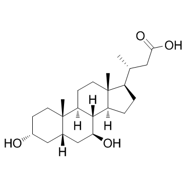 24-Norursodeoxycholic acid (nor-UDCA) 化学構造