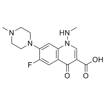 Amifloxacin (Win49375) Chemische Struktur