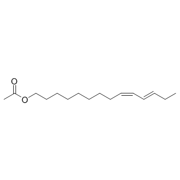 (9Z,11E)-Tetradecadien-1-yl acetate (Ferodin SL)  Chemical Structure