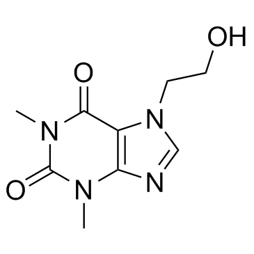 Etofylline 化学構造