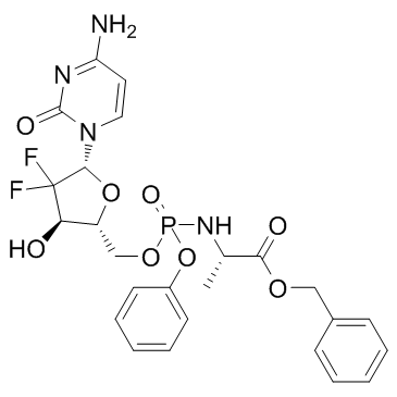 Acelarin (NUC-1031) 化学構造