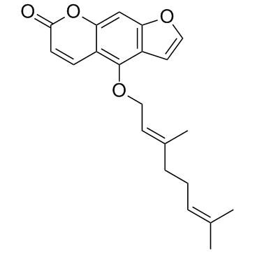 Bergamottin (5-Geranoxypsoralen) Chemical Structure