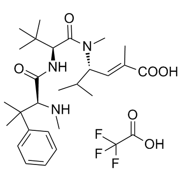 Taltobulin trifluoroacetate (HTI-286 trifluoroacetate) Chemische Struktur