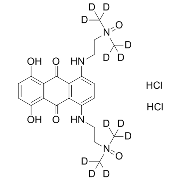 Banoxantrone D12 dihydrochloride (AQ4N D12 dihydrochloride)  Chemical Structure