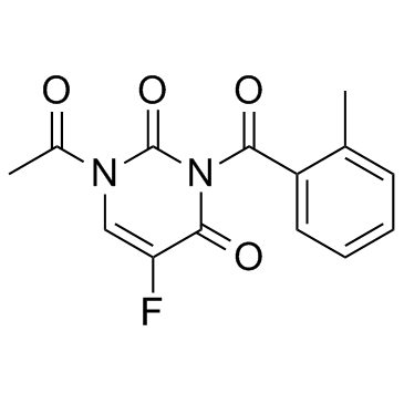 1-Acetyl-3-o-toluyl-5-fluorouracil (A-OT-Fu) Chemical Structure